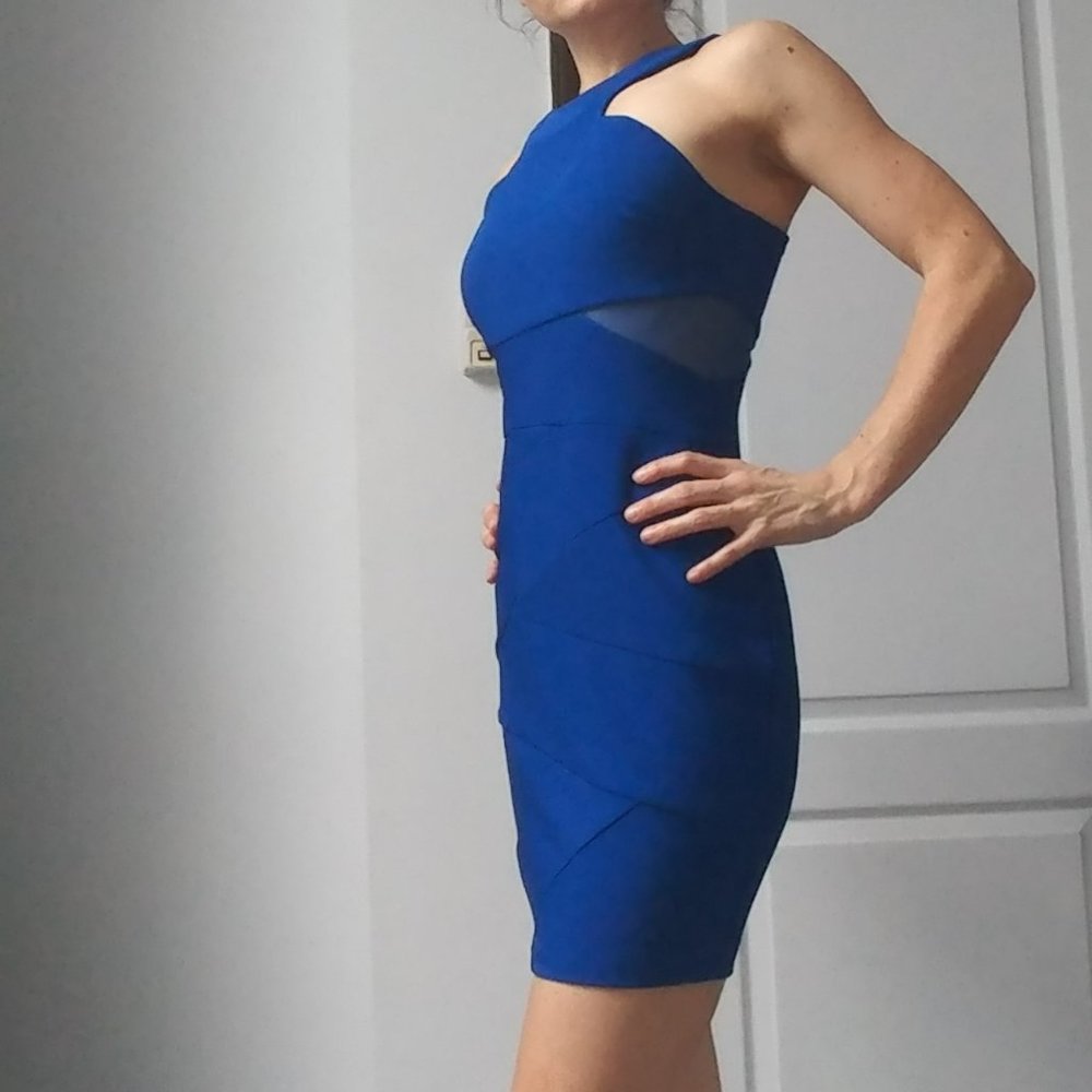 Little blue dress, Le Château, size 3 (fits xs or s)